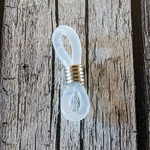 White & Silver Swirl